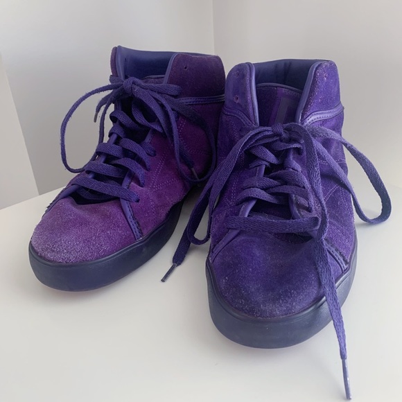 purple high top reebok